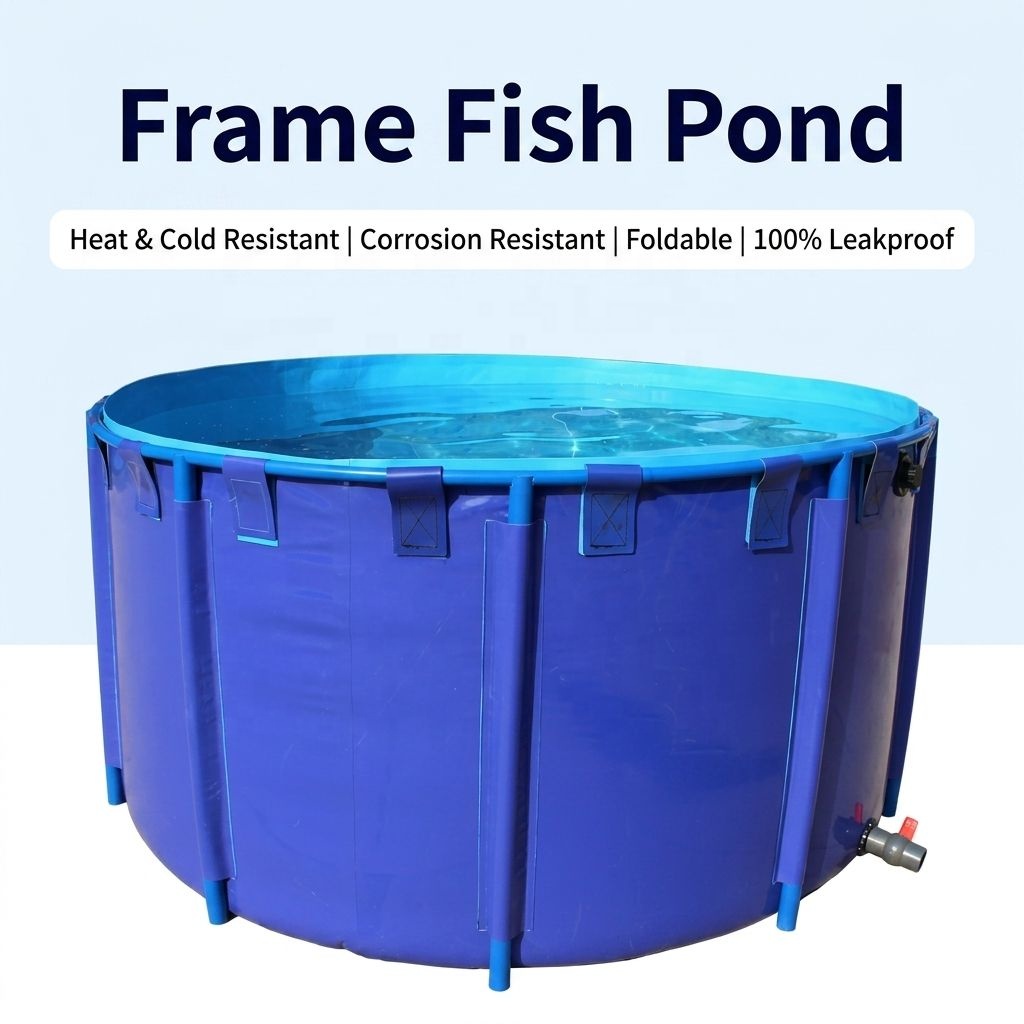 Farm Pond Liner - Dayanıklı PVC Balık Yetiştirme Havuzu, Kalınlaştırılmış