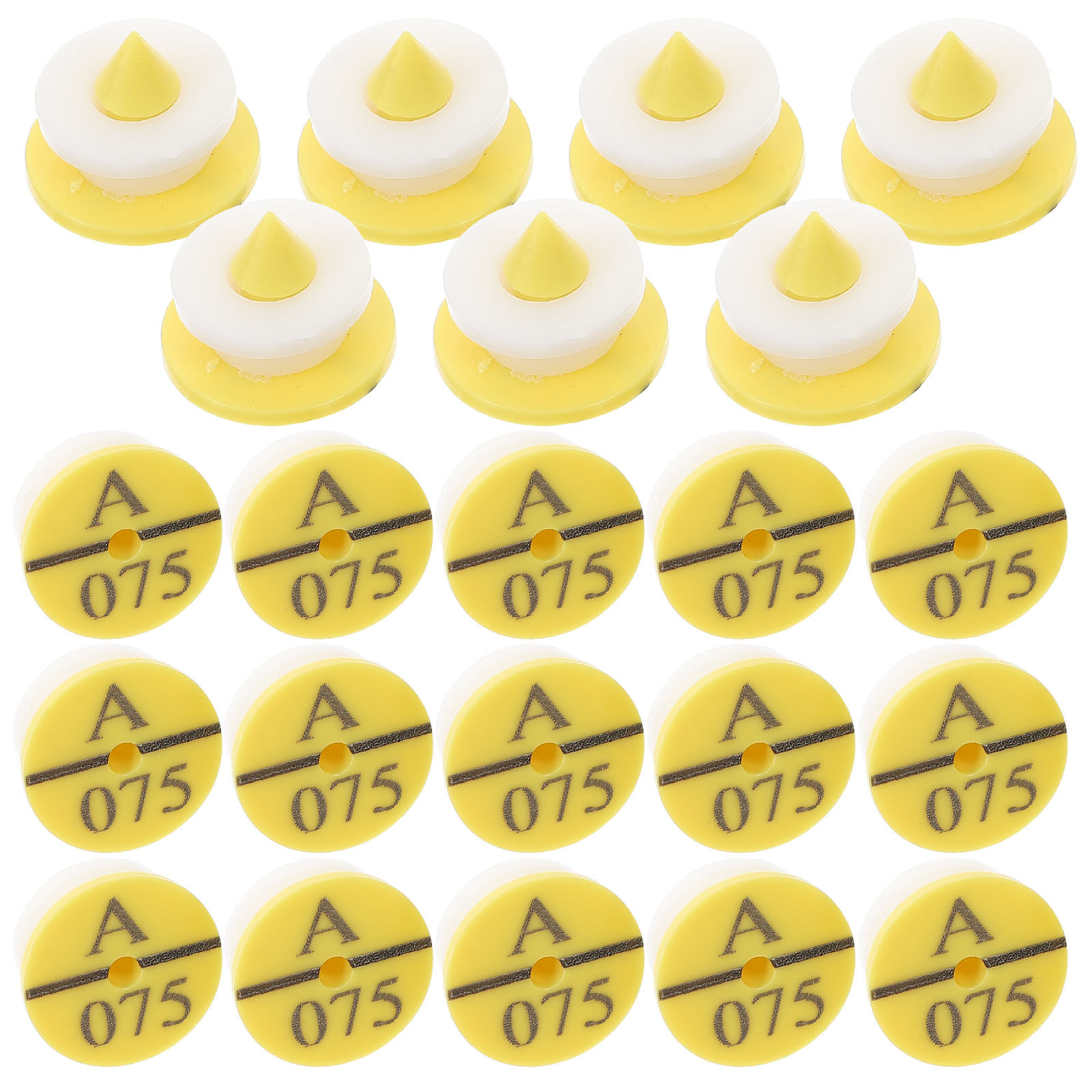 Livestock Ear Tag - 50 Adet Tavşan Kulak Etiketi, Solmaya