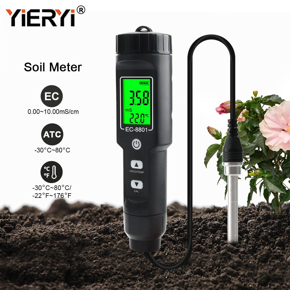 Yieryi EC/TEMP Toprak Test Cih - Agriculture Farming Hand Tools incelemesi ve fiyatı