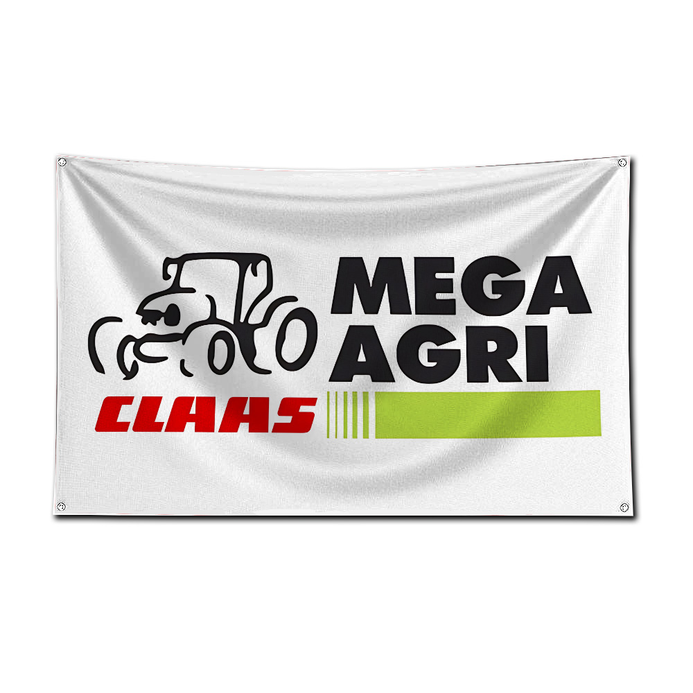Traktör ve Biçerdöver Bayrağı, - Agriculture Farming Logos incelemesi ve fiyatı