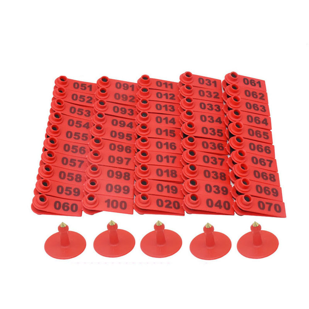 No. 001-100 hayvancılık koyun  - Livestock Ear Tag incelemesi ve fiyatı